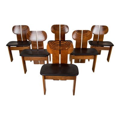 Africa Chairs by Tobia & Afra Scarpa for Maxalto, 1976, Set of 6-RPH-1807225