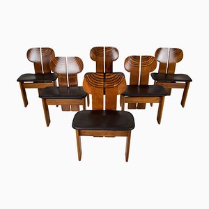 Africa Chairs by Tobia & Afra Scarpa for Maxalto, 1976, Set of 6-RPH-1807225