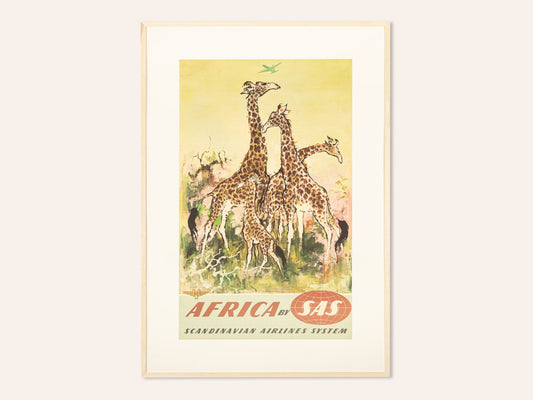 Africa from Scandinavian Airlines, 1950