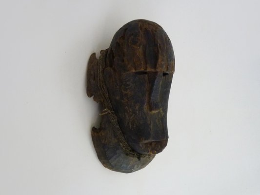 African Mask in Wood, 1950s-MZP-1815187