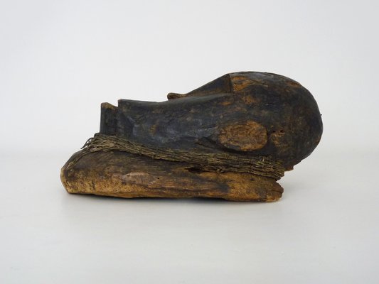 African Mask in Wood, 1950s-MZP-1815187