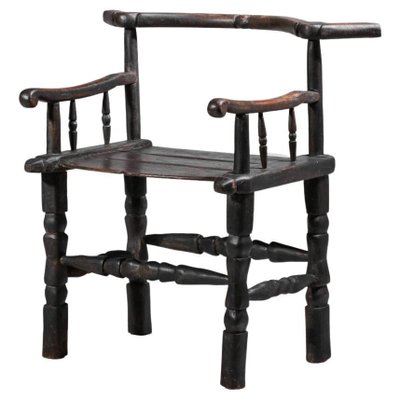 African Senoufo Chair in Solid Wood, 1950s-YU-1173783