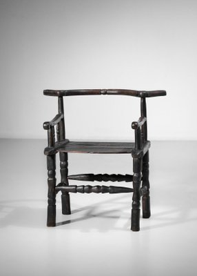 African Senoufo Chair in Solid Wood, 1950s-YU-1173783