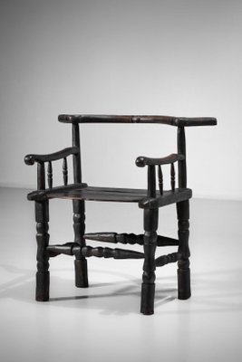 African Senoufo Chair in Solid Wood, 1950s-YU-1173783