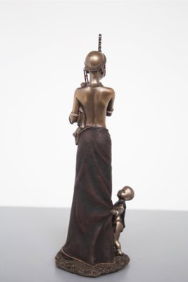 African Statue Mama Africa Masai, Limited Edition, 2004, Resin-RCE-1436017