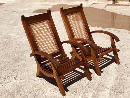 African Style Cane Armchair, 1950s-SSK-1332132