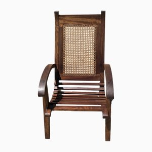 African Style Cane Armchair, 1950s-SSK-1332132