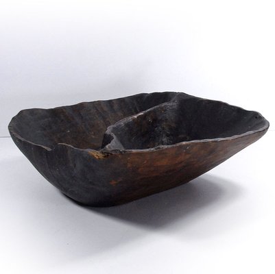 African Tribal Wooden Bowl, 1960s-GIW-1761674