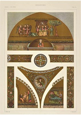 After A. Alessio, Byzantine Decorative Style, Chromolithograph-ZCI-1760401