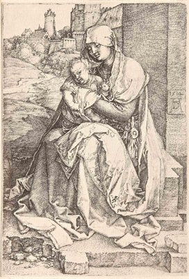 After Albrecht Durer, The Virgin and the Child, Woodcut, Early 20th Century-ZCI-1788551