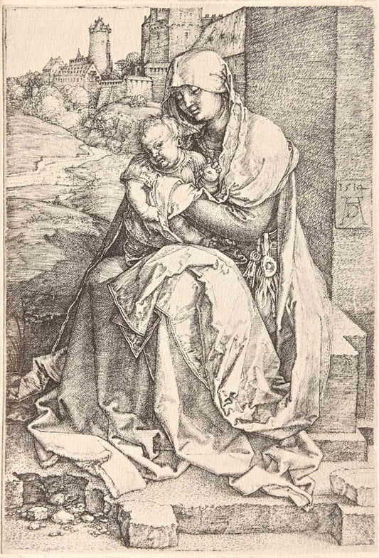 After Albrecht Durer, The Virgin and the Child, Woodcut, Early 20th Century