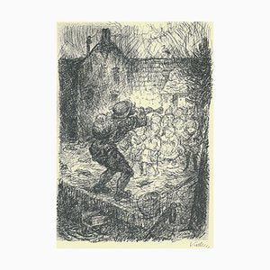 After Alfred Kubin, Pied Piper, Print-QAI-1383584