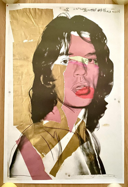 After Andy Warhol, Mick Jagger, 2020, Poster