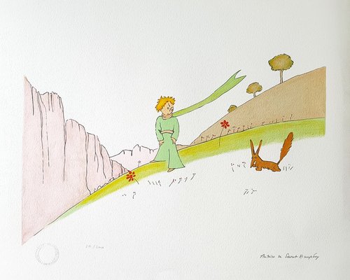 After Antoine De Saint Exupery After, The Little Prince, Lithographs, Set of 8-KHH-1244597