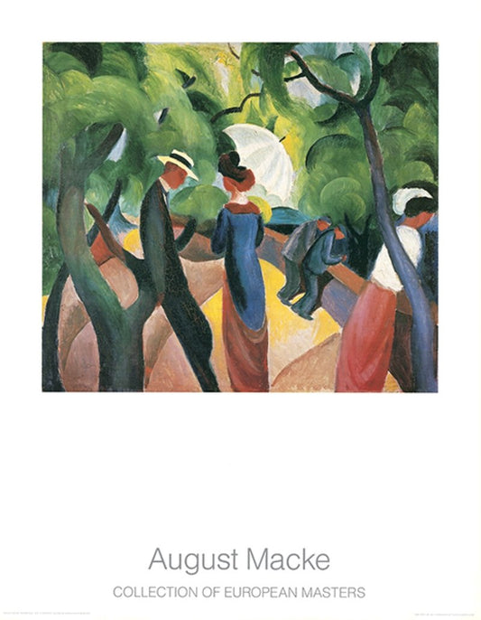 After August Macke, Promenade, Print