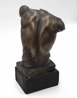 After Aurelio Mistruzzi, Bust of a Man, Bronze Sculpture, 1990s-ZCI-1775959