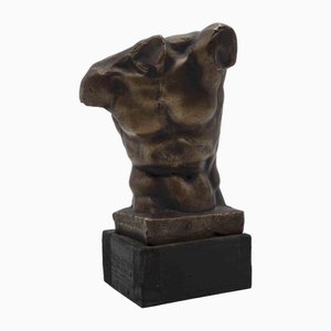 After Aurelio Mistruzzi, Bust of a Man, Bronze Sculpture, 1990s-ZCI-1775959