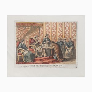 After Bartolomeo Pinelli, the Pope, Original Etching, 1850-ZCI-893192