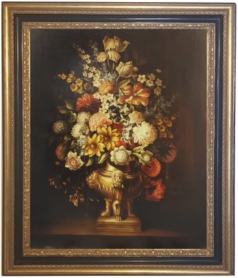 After Bosschaert, Flowers Still Life, 2009, Oil on Canvas, Framed-YUW-1309748