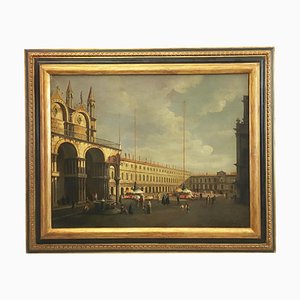 After Canaletto, Landscape of Venice, 2006, Oil on Canvas, Framed-YUW-1313295