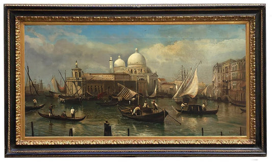 After Canaletto, San Giorgio Island Landscape, 2002, Oil on Canvas