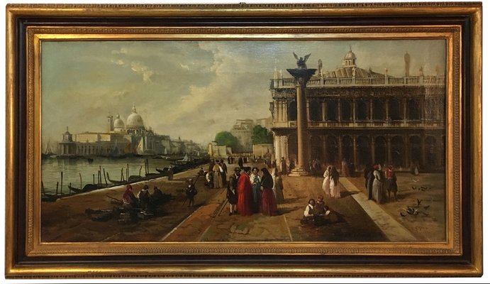 After Canaletto, Venetian Landscape, 2002, Oil on Canvas-YUW-1309647