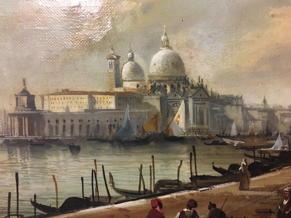 After Canaletto, Venetian Landscape, 2002, Oil on Canvas