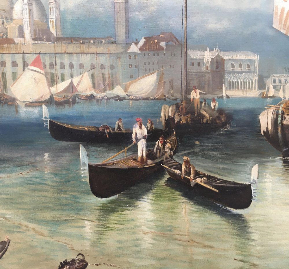 After Canaletto, Venetian Landscape, 2004, Oil on Canvas