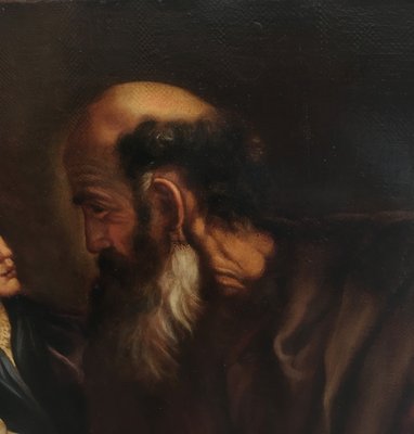 After Caravaggio, Youth and Wisdom, 2007, Oil on Canvas, Framed-YUW-1314624