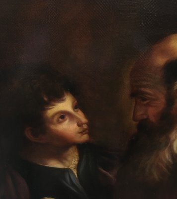 After Caravaggio, Youth and Wisdom, 2007, Oil on Canvas, Framed-YUW-1314624