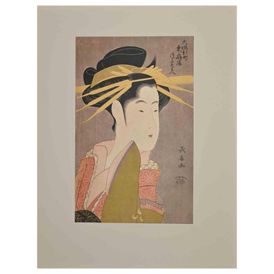 After Chokosai Eisho, Shiratsuyu, Screen Print, Mid-20th Century-ZCI-2024933