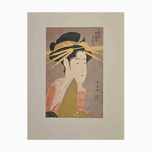 After Chokosai Eisho, Shiratsuyu, Screen Print, Mid-20th Century-ZCI-2024933