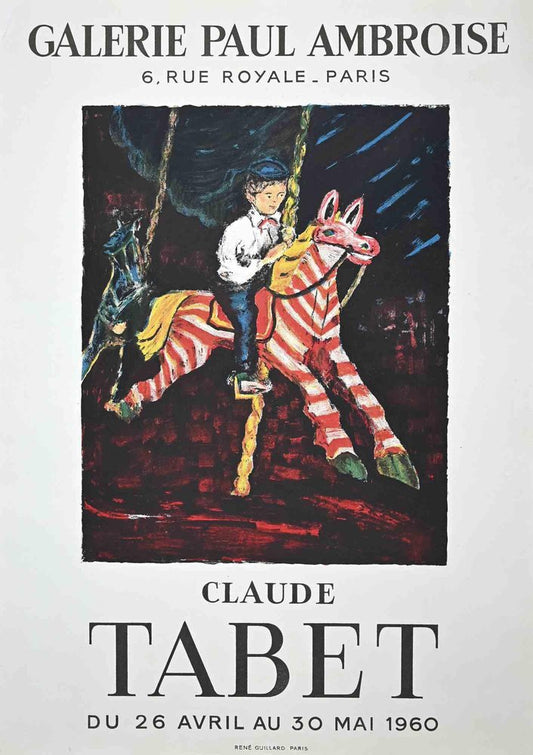 After Claude Tabet, Galerie Paul Ambroise Poster, Offset Print, 1960s