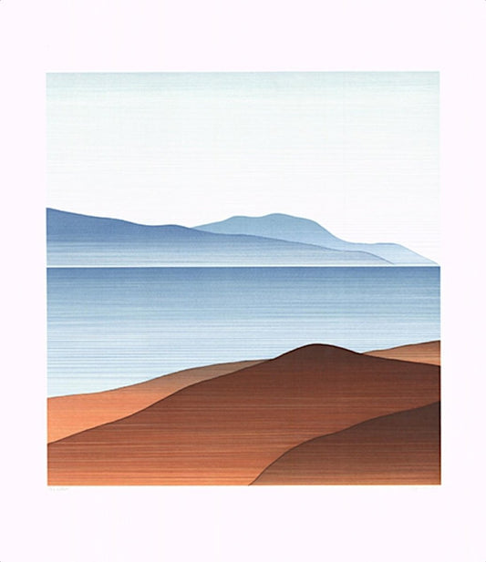 After Claudia Keller, Hilly Landscape, Colour Print