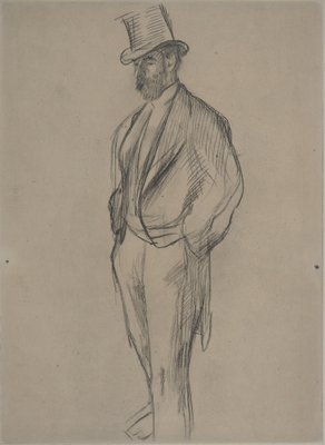 After Degas, Portrait of Ludovic Halévy, 1939, Engraving After Drawing-KHH-1387227