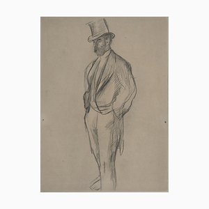 After Degas, Portrait of Ludovic Halévy, 1939, Engraving After Drawing-KHH-1387227