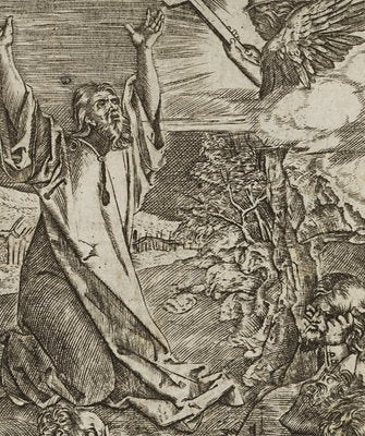 After Dürer, Christ on the Mount of Olives, 1580, Copper on Paper-OJR-1273228