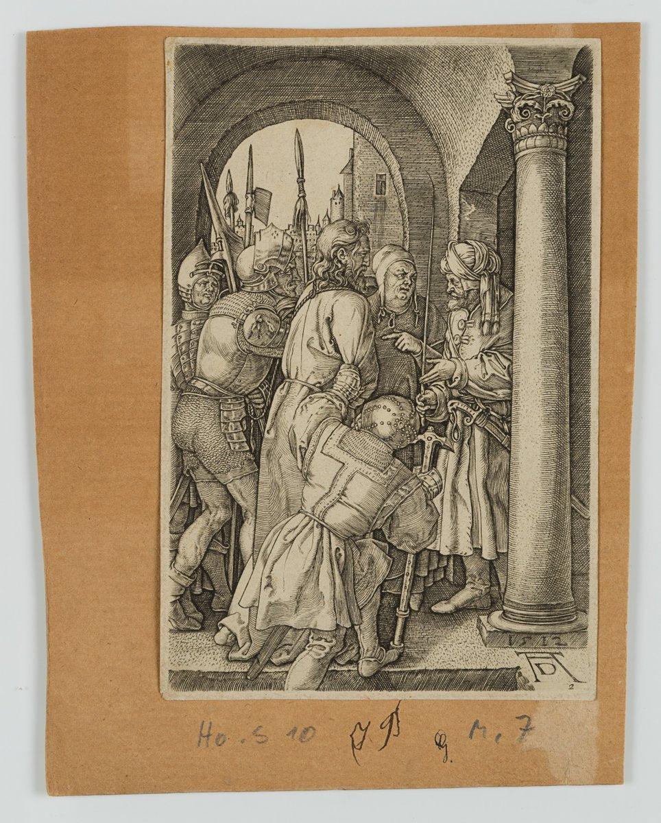 After Dürer, Christus vor Pilatus, 17th-Century, Copper on Paper