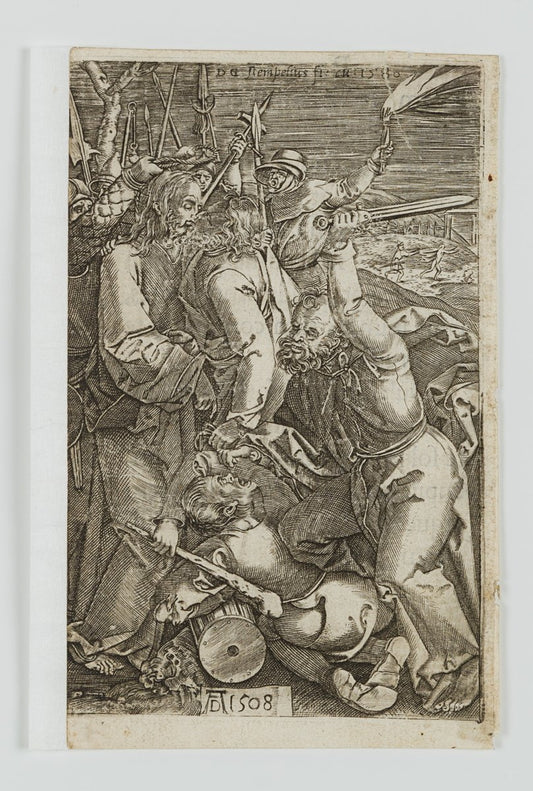 After Dürer, D. Stampelius, Die Gefangennahme Christi, 1580, Copper on Paper