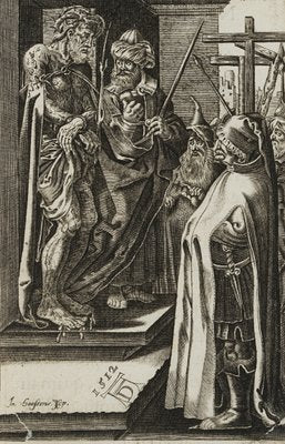 After Dürer, J. Goosens, Ecce Homo, 17th-Century, Copper Engraving-OJR-1273452