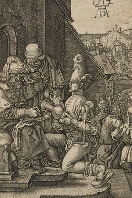 After Dürer, J. Kraus, the Washing of Pilate's Hands, 17th-Century, Copper Engraving-OJR-1273477