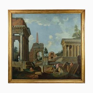 After Francis Harding, Roman Ruins, 17th Century, Painting-ZCI-1769947