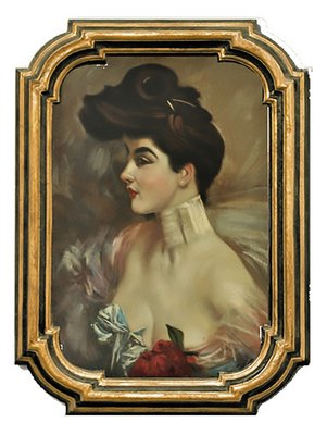 After G. Boldini, Portrait of a Woman, 2002, Oil on Canvas, Framed-YUW-1314639