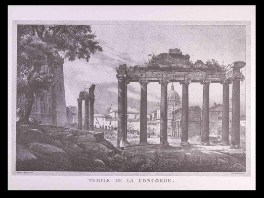 After G. Engelmann, Roman Temples and Ruins, Offset, Late 20th Century-ZCI-1788557