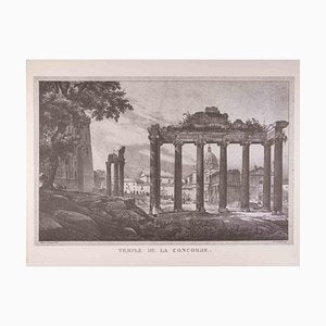 After G. Engelmann, Roman Temples and Ruins, Offset, Late 20th Century-ZCI-1759321