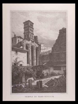 After G. Engelmann, Roman Temples and Ruins, Original Offset, Late 20th Century-ZCI-1405800