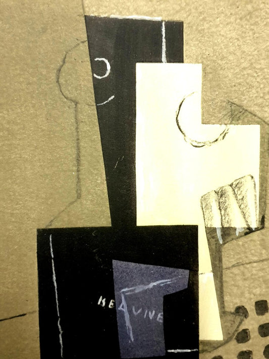 after Georges Braque - Cubism - Pochoir 1956