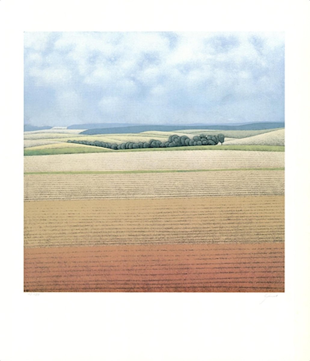 After Gerhard Taubert, Landscape, Color Print