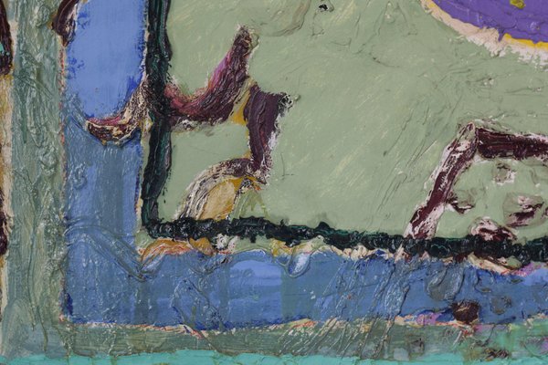 After Gillian Ayres, 20th Century, Oil on Canvas-AOI-1106870