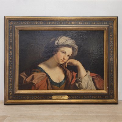 After Giovanni Francesco Barbieri Il Guercino, Sibyl, 1600s, Oil on Canvas-NUC-2027833